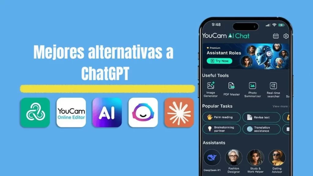 Alternativas a ChatGPT: Las mejores opciones de IA en 2025 2 Alternativas gratuitas a ChatGPT